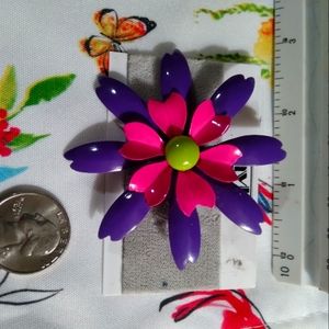 Beautiful purple brooch